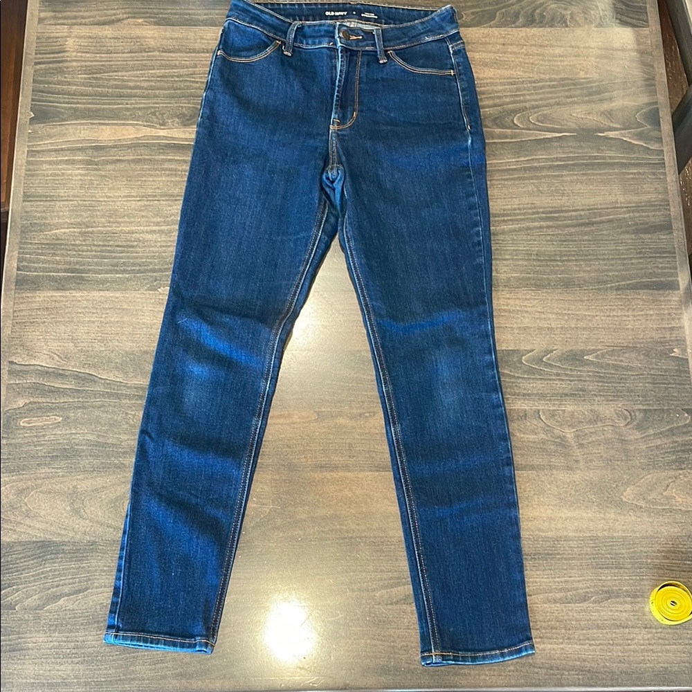 Old Navy Women's Dark Blue Skinny Jeans